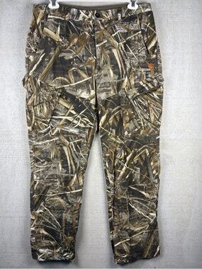 Game Winner Hunting Cargo Tactical Pants Men's Large Camo Outdoor Realtree MAX